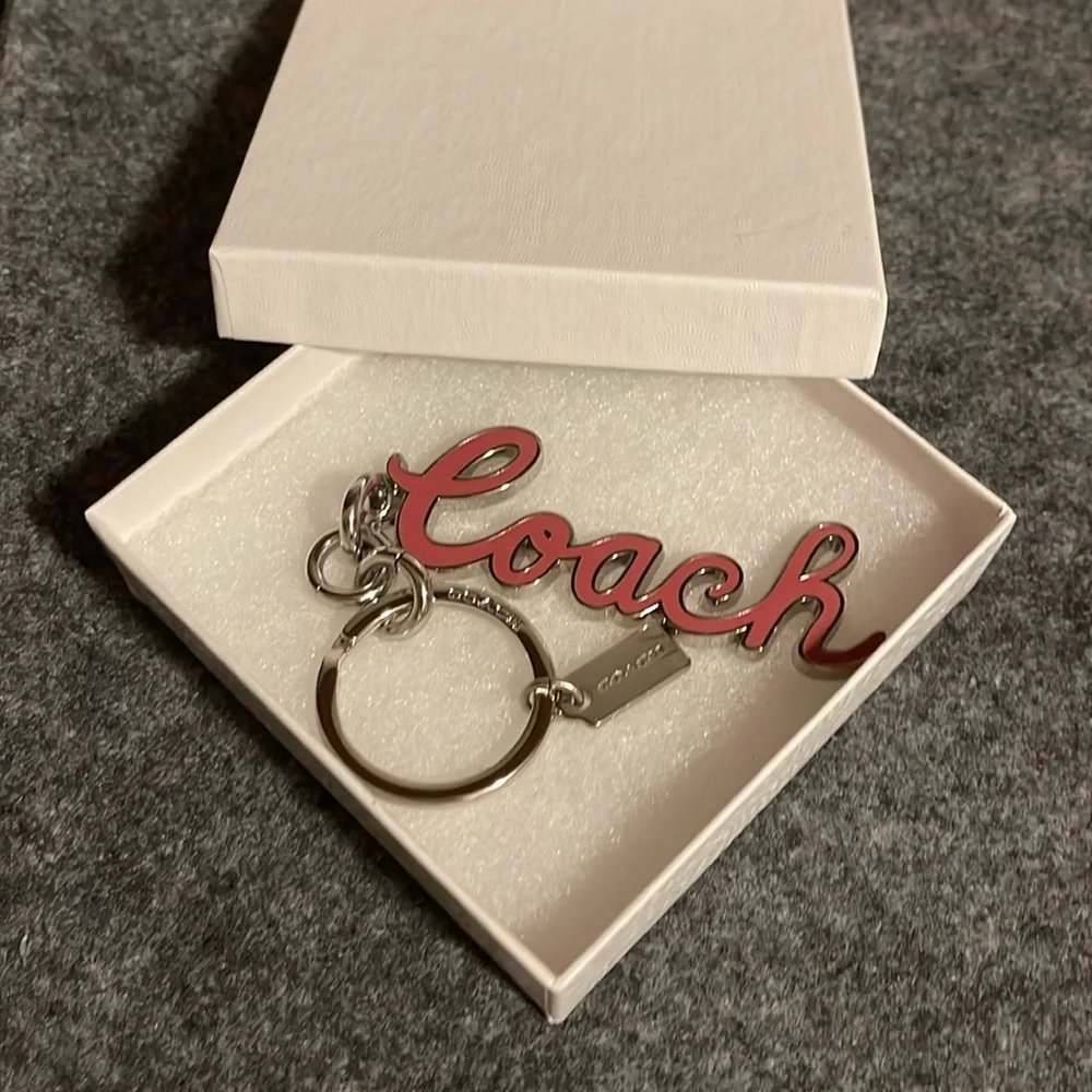 Maroon Coach Keychain